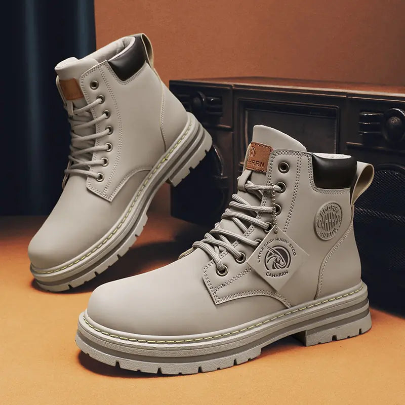 BOTAS DE CUERO DE INVIERNO