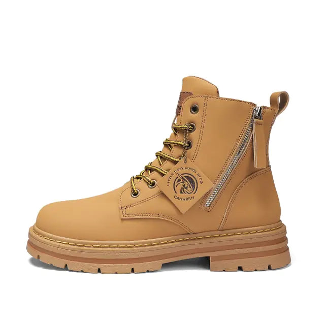 BOTAS DE CUERO DE INVIERNO