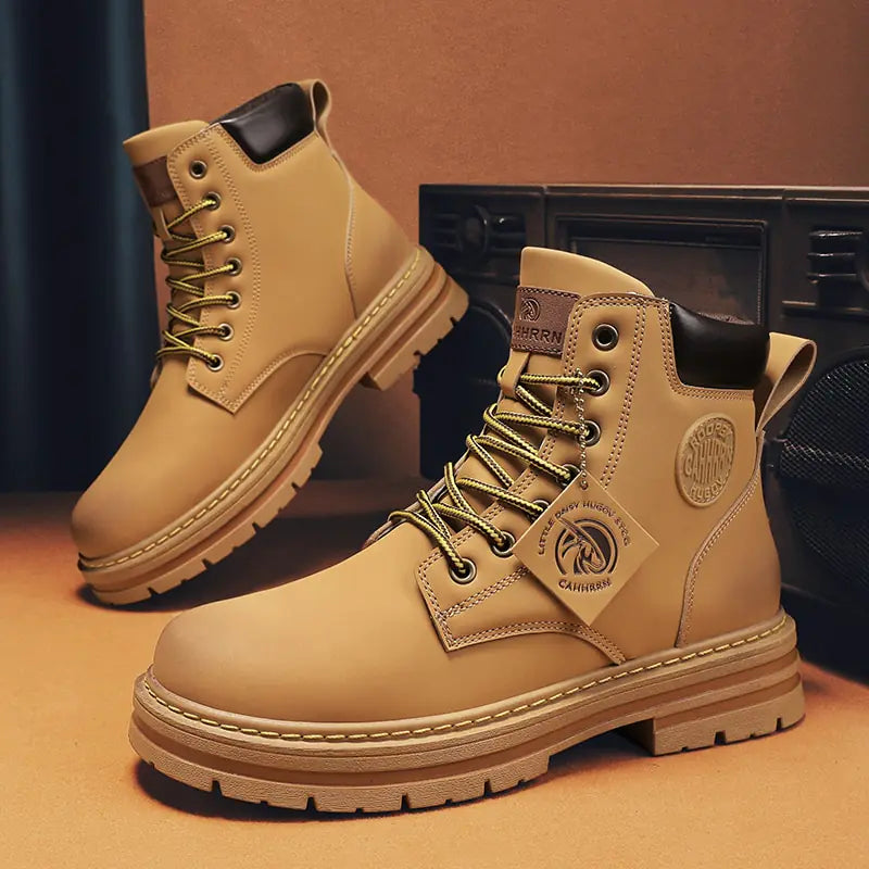 BOTAS DE CUERO DE INVIERNO