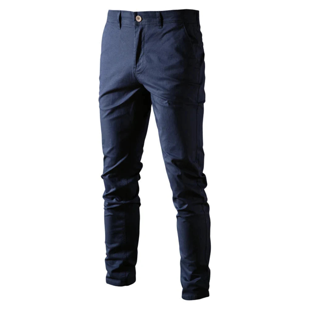 PANTALONES DE ALGODÓN SLIM FIT