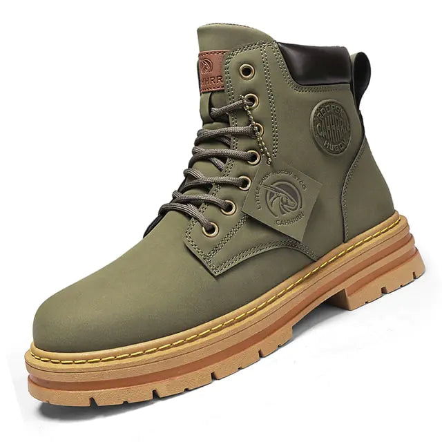 BOTAS DE CUERO DE INVIERNO