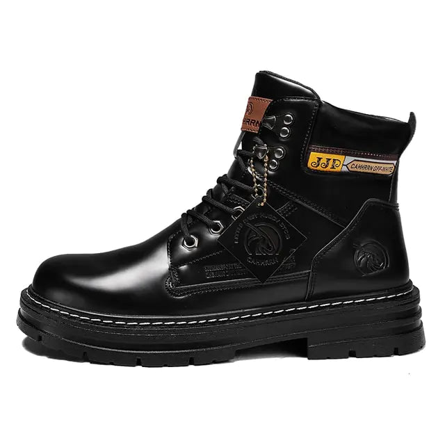 BOTAS DE CUERO DE INVIERNO