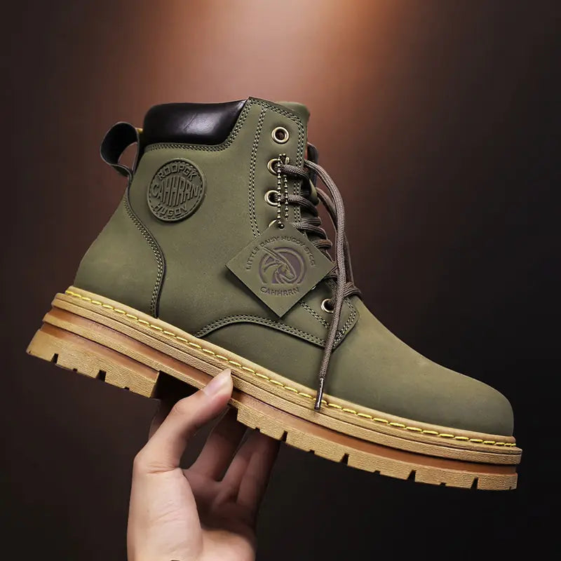 BOTAS DE CUERO DE INVIERNO